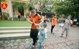 Diễn tập phương án đón trẻ mầm non, tiểu học trở lại trường
